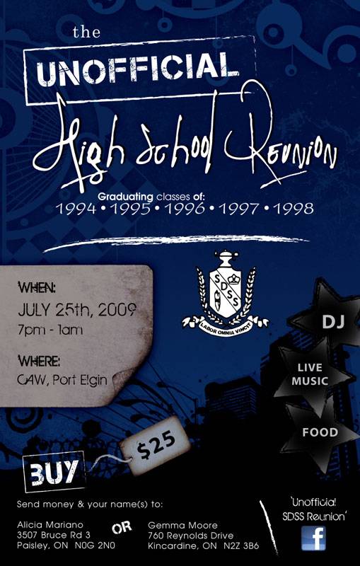 High School Reunion Poster