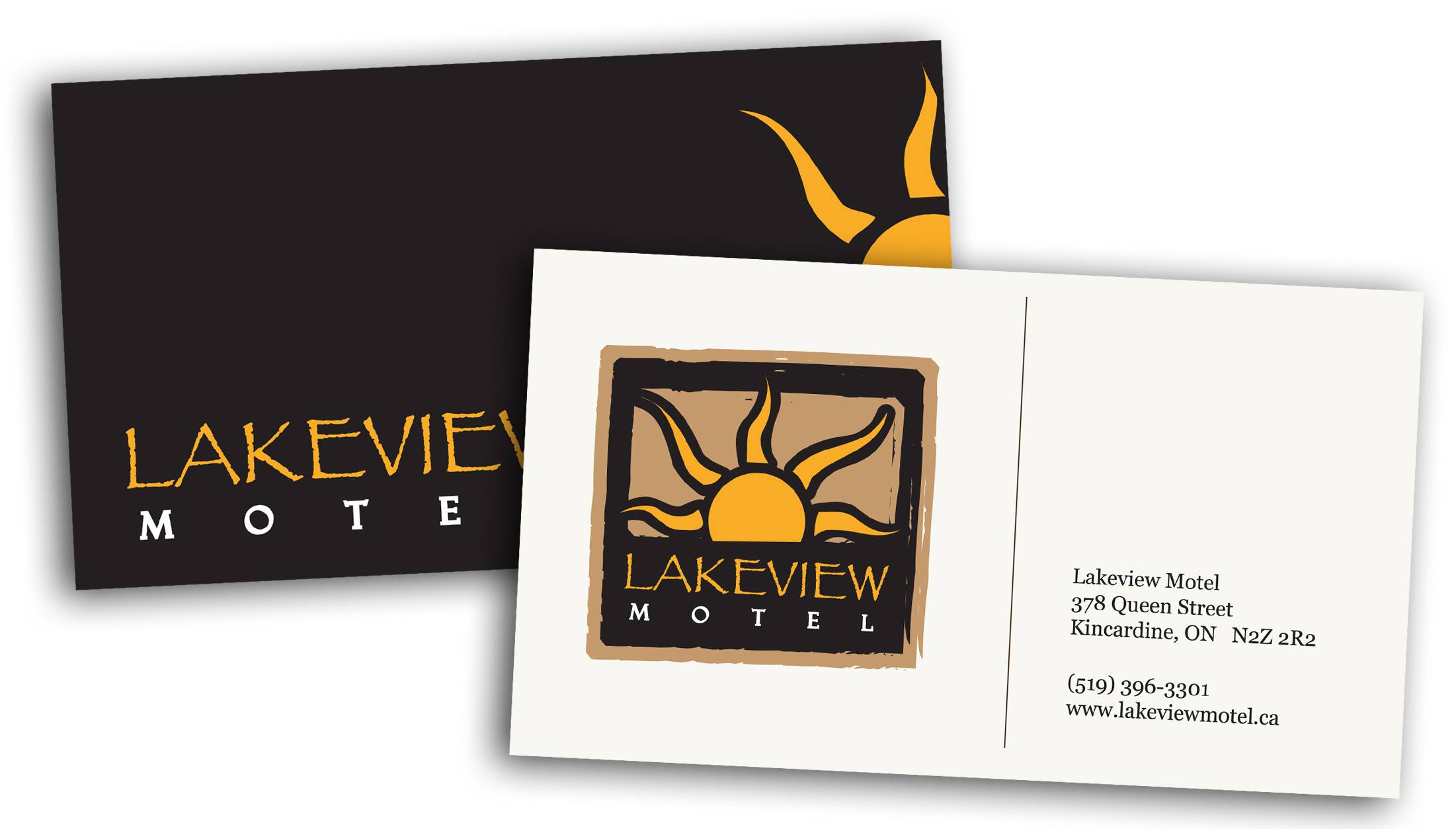 Lakeview Hotel, Business Card
